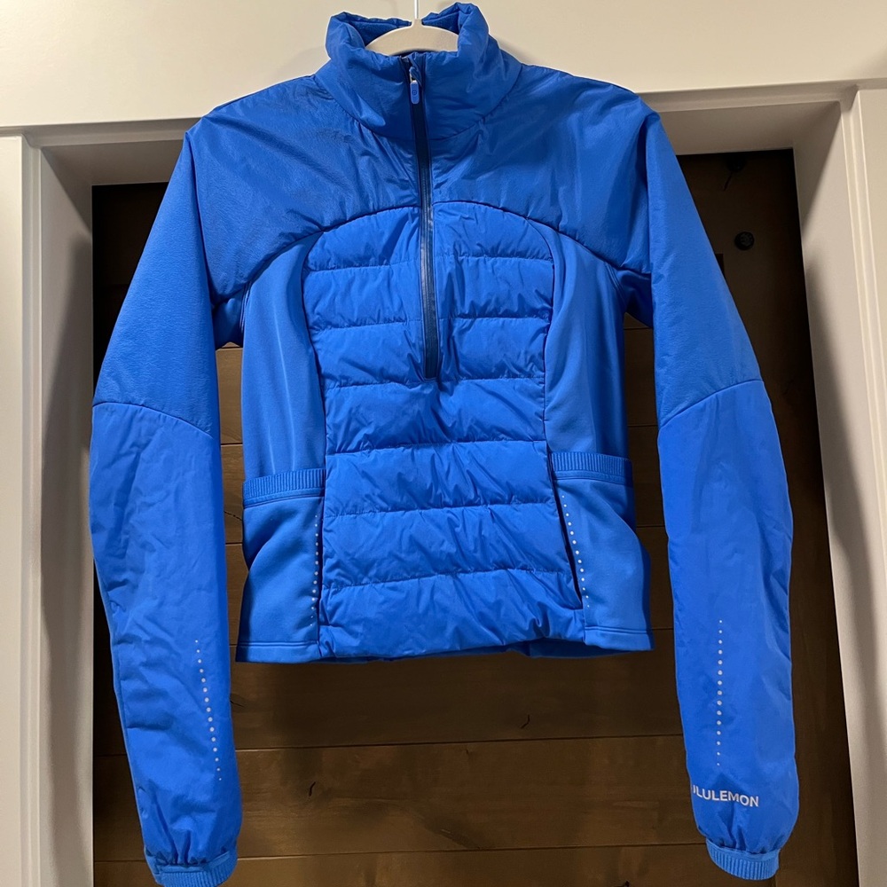 Lululemon Down for It All Cropped Half-Zip Pullover